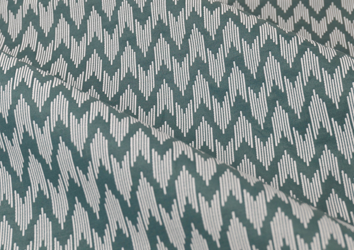 Hutton Pencil Pleat, Blue - Ready Made Curtains - Image 4